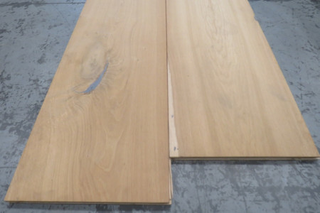 10m² Eikenhouten Duo vloer gestopt en geschuurd 20/6x340mm