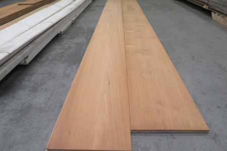 10m² Eikenhouten Duo vloer gestopt en geschuurd 20/6x340mm