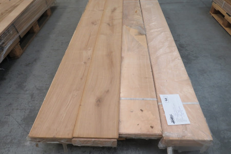12m² Eikenhouten duo vloer met velling 15/4x240mm