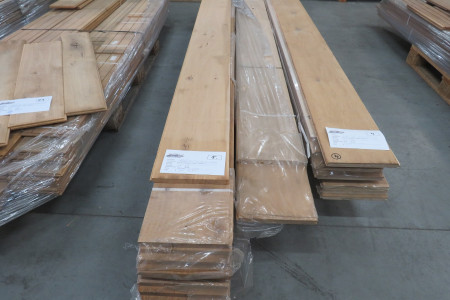 12m² Eikenhouten vloer Tudor Oak massief 21x250mm