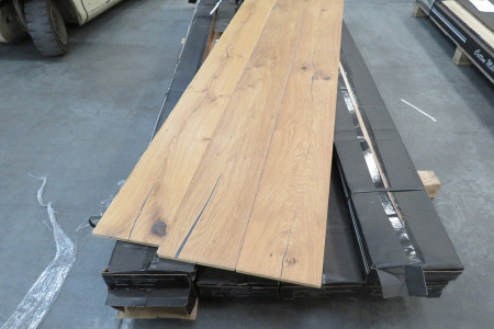 14,5m² Eikenhouten vloer Cabin Oak Smoked 15/4x220mm