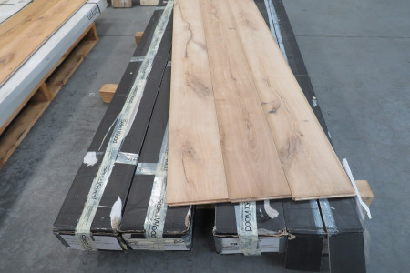 14,5m² Eikenhouten vloer New Cabin Oak Handworks 15/4x190mm
