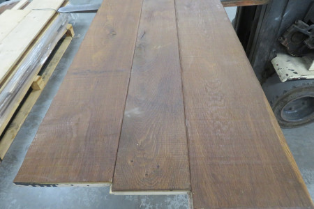 15m² Eikenhouten vloer Duo showmodel 22/15x280mm