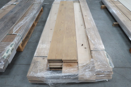 15m² Eikenhouten vloer Licht geborsteld naturel 15/4x180mm
