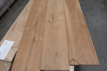 19m² Eikenhouten duo vloer Camelot Cognac verouderd 20/6x210 tot 260mm