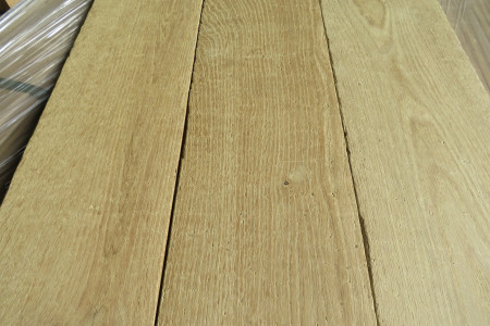 19m² Eikenhouten duo vloer Cognac Camelot verouderd 20/6x160/180mm