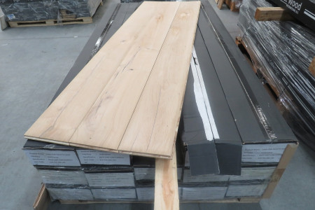 30m² Eikenhouten vloer Cabin Oak Black To White 20/6x190mm