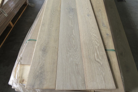 32m² Eikenhouten Duo vloer Pale Grey 15/4x220mm
