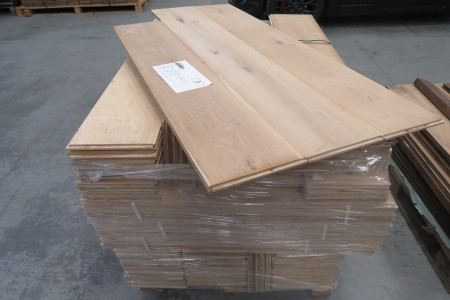 33m² Eikenhouten vloer Cabin Oak gestopt 20/6x220mm