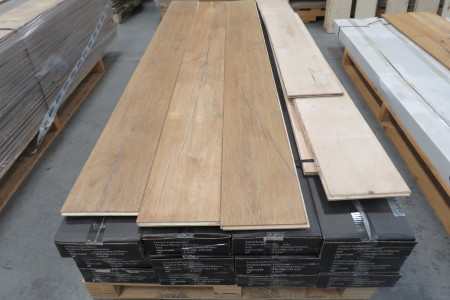 33m² Eikenhouten vloer Cotton Mill Old Slater 15/4x220mm