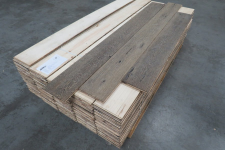 44m² Eikenhouten vloer Old Oak 15/4x190mm