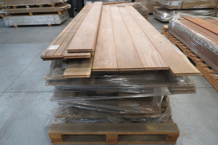 14,5m² Walnoot massief houten vloer 20x160mm