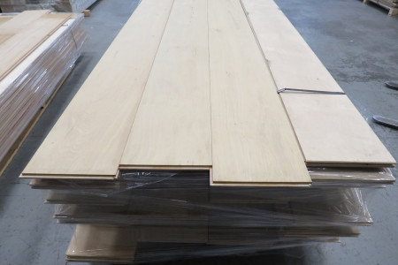 50m² Eikenhouten vloer Duo plank White Wash 20/6x260mm