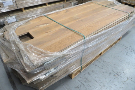 55m² Eikenhouten vloer Duo Stone Age 20/6x180mm