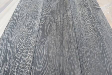 81m² Eikenhouten vloer Knight Black Cabin Oak Style 15/4x190mm