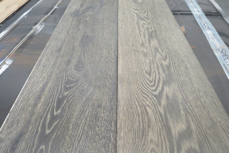 86m² Eikenhouten vloer Black to White Slate Grey 15/4x220mm