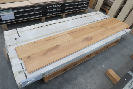 9,6m² Eikenhouten vloer French Collections Handscraped 15/4x220mm