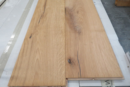 9,6m² Eikenhouten vloer French Collections Handscraped 15/4x220mm