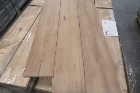 86m² Eikenhouten vloer Driftwood 15/4x190mm