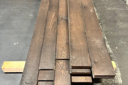7,5m² Eikenhouten vloer Tudor, Cabin Oak wisselende breedtes