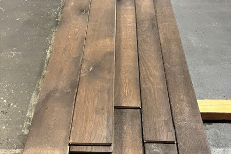 7,5m² Eikenhouten vloer Tudor, Cabin Oak wisselende breedtes