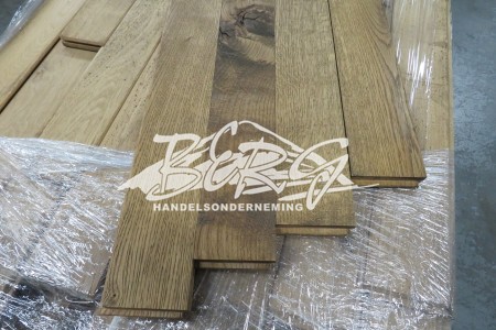 Massief Eikenhouten vloer 20 x 90mm rustiek - 10m²